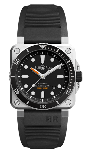 Bell & Ross BR-03 BR0392-D-BL-ST/SRB Black 42.00 mm Automatic