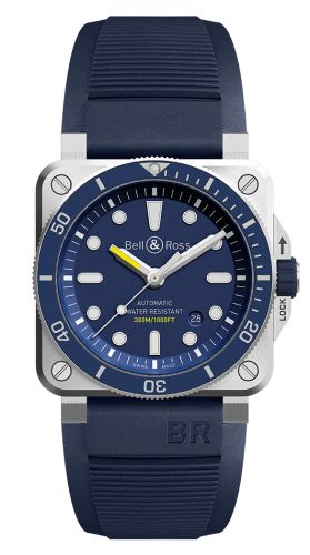 Bell & Ross BR-03 BR0392-D-BU-ST/SRB Blue 42.00 mm Automatic