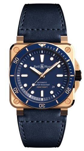 Bell & Ross BR-03 BR0392-D-LU-BR/SCA Blue 42.00 mm Automatic