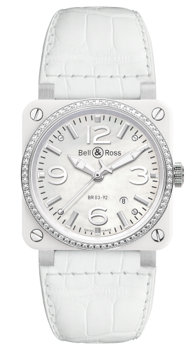 Bell & Ross BR-03 BR0392-WH-C-D/SCA White 42.00 mm Automatic