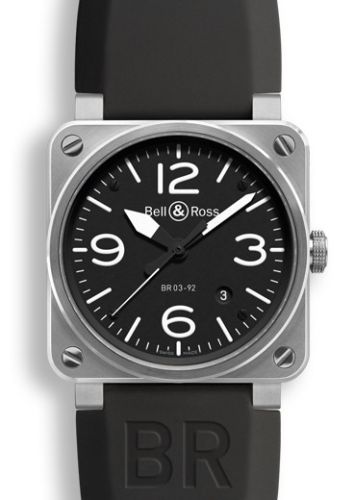 Bell & Ross BR-03 BR0392BLST2 Black 42.00 mm Automatic