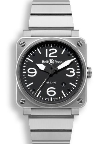 Bell & Ross BR-03 BR0392BLSTSST Black 42.00 mm Automatic