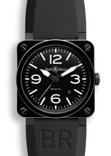 Bell & Ross BR-03 BR0392CERBLPSRB Black 42.00 mm Automatic