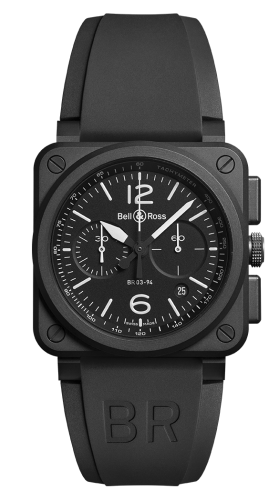 Bell & Ross BR-03 BR0394-BL-CE Black 42.00 mm Automatic