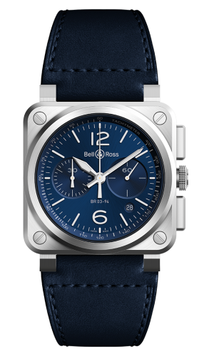 Bell & Ross BR-03 BR0394-BLU-ST/SCA Blue 42.00 mm Automatic
