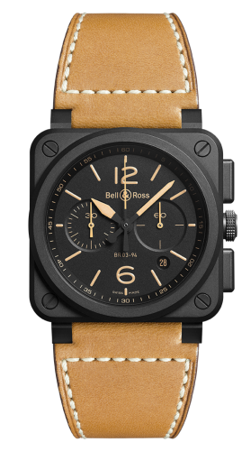 Bell & Ross BR-03 BR0394-HERI-CE Black 42.00 mm Automatic