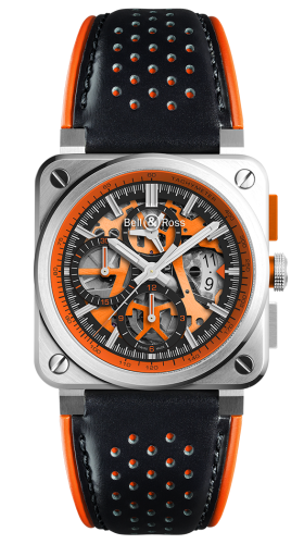 Bell & Ross BR-03 BR0394-SC-ORA/SCA Skeleton 42.00 mm Automatic