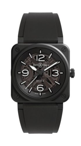 Bell & Ross BR-03 BR03A-BL-SKCE/SRB Skeleton 41.00 mm Automatic