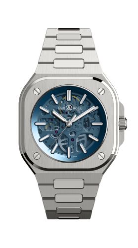 Bell & Ross Instruments BR05A-BLU-SKST/SST Skeleton 40.00 mm Automatic