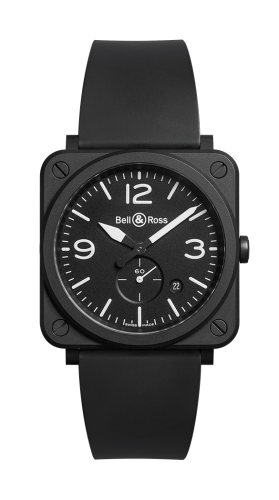 Bell & Ross Instruments BRS-BL-CEM Black 39.00 mm Quartz