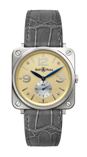 Bell & Ross Instruments BRS-WHGOLD-IVORY_D Ivory 39.00 mm Handwound