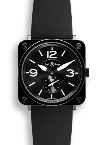 Bell & Ross Instruments BRSBLCERAMICSRB Black 39.00 mm Quartz