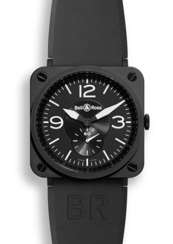 Bell & Ross Instruments BRS-BL-CMAT/SRB Black 39.00 mm Quartz