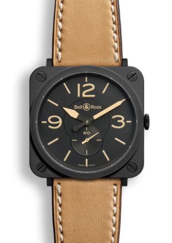 Bell & Ross Instruments BRSHERITAGESCA Black 39.00 mm Quartz