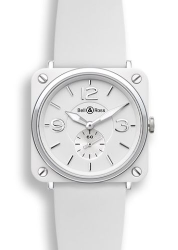 Bell & Ross Instruments BRSWHCERAMICSRB White 39.00 mm Quartz