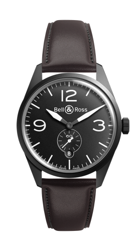 Bell & Ross Vintage BRV123-BL-CA/SCA Black 41.00 mm Automatic