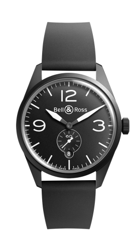 Bell & Ross Vintage BRV123-BL-CA/SRB Black 41.00 mm Automatic