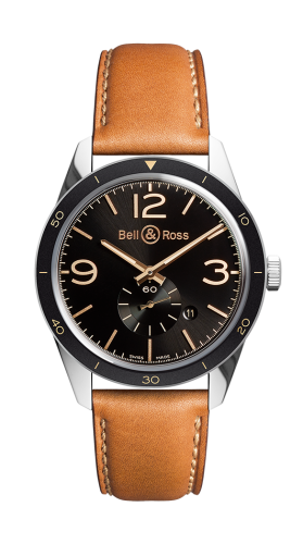 Bell & Ross Vintage BRV123-GH-ST/SCA Black 43.00 mm Automatic