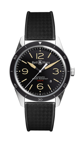 Bell & Ross Vintage BRV123-ST-HER/SRB Black 41.00 mm Automatic