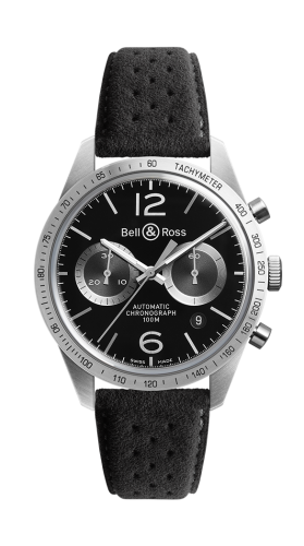 Bell & Ross Vintage BRV126-BS-ST/SF Black 42.00 mm Automatic