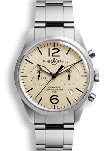Bell & Ross Vintage BRV126BEISTSST Beige 41.00 mm Automatic
