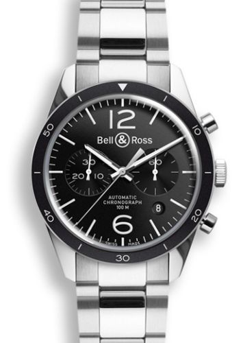 Bell & Ross Vintage BRV126BLBESST Black 41.00 mm Automatic