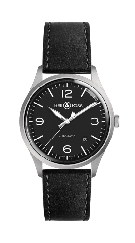 Bell & Ross Vintage BRV192-BL-ST/SCA Black 38.50 mm Automatic