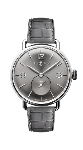Bell & Ross Vintage BRWW1-ME-AG-RU/SCR Grey 41.00 mm Handwound