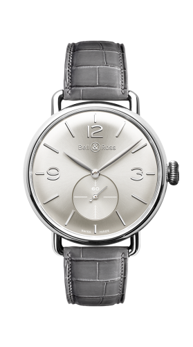 Bell & Ross Vintage BRWW1-ME-AG-SI/SCR Silver 41.00 mm Handwound