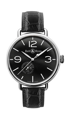 Bell & Ross Vintage BRWW197-BL-ST/SCR Black 45.00 mm Automatic