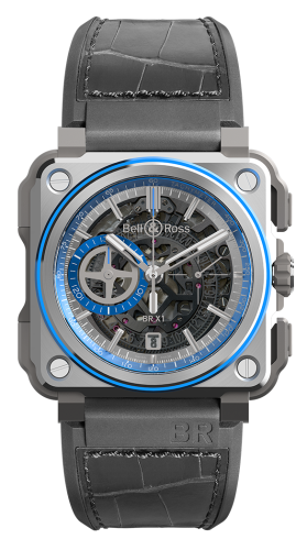 Bell & Ross Instruments BRX1-AL-TI-BLU Skeleton 45.00 mm Automatic
