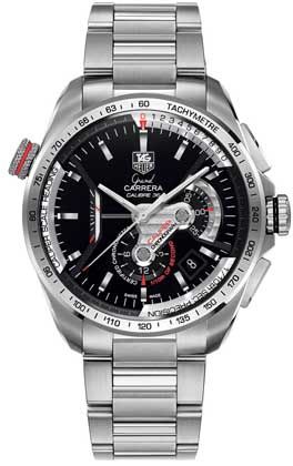 TAG Heuer Grand Carrera CAV5115.BA0902 Black 43.00 mm Automatic
