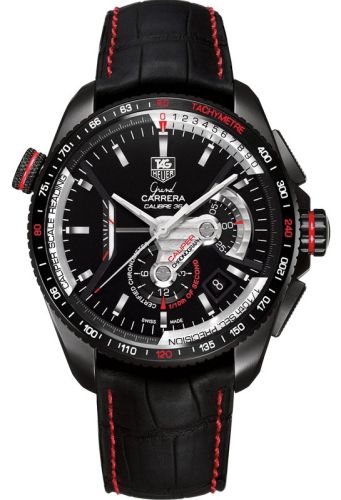 TAG Heuer Grand Carrera CAV5185.FC6237 Black 43.00 mm Automatic