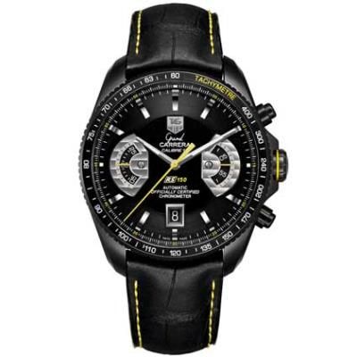 TAG Heuer Grand Carrera CAV518J.FC6274 Black 43.00 mm Automatic