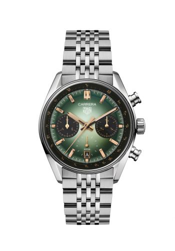 TAG Heuer Carrera Glass Box CBS2218.BA0048 Green 39.00 mm Automatic