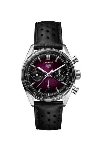 TAG Heuer Carrera Glass Box CBS2219.FC6607 Purple 39.00 mm Automatic
