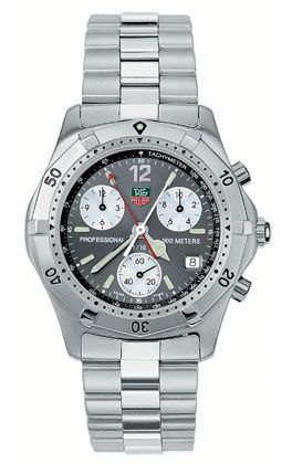TAG Heuer 2000 CK1113.BA0328 Grey 38.50 mm Quartz
