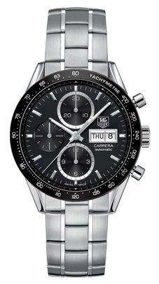 TAG Heuer Carrera CV201AG.BA0725 Black 41.00 mm Automatic