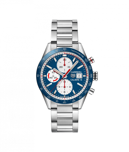 TAG Heuer Carrera CV201AR.BA0715 Blue 41.00 mm Automatic