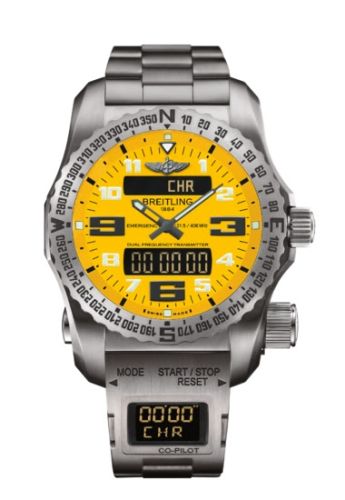 Breitling Emergency E76325A4/I520/E8017510/B999.165E Yellow 51.00 mm Quartz