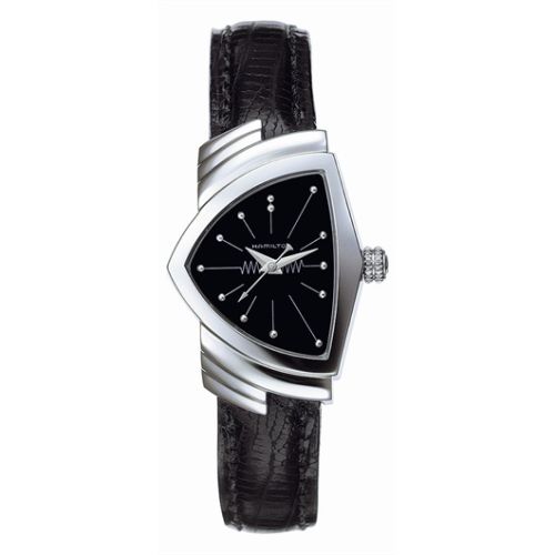 Hamilton Ventura H24211732 Black 24.00 mm Quartz