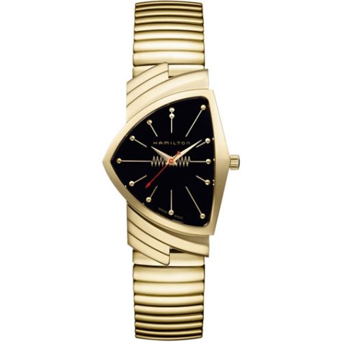 Hamilton Ventura H24471131 Black  Quartz