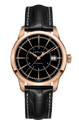 Hamilton Railroad H40505731 Black 40.00 mm Automatic