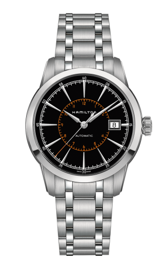 Hamilton Railroad H40555131 Black 40.00 mm Automatic