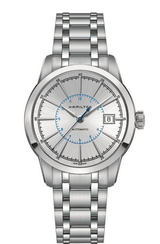 Hamilton Railroad H40555181 Silver 40.00 mm Automatic