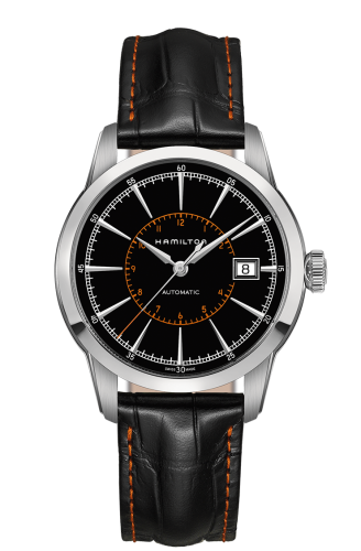 Hamilton Railroad H40555731 Black 40.00 mm Automatic