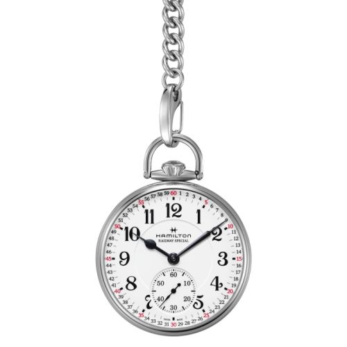 Hamilton Railroad H40819110 White 50.00 mm Handwound