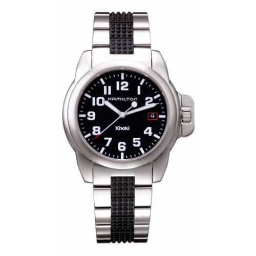 Hamilton Khaki Action H61411133 Black 40.00 mm Quartz
