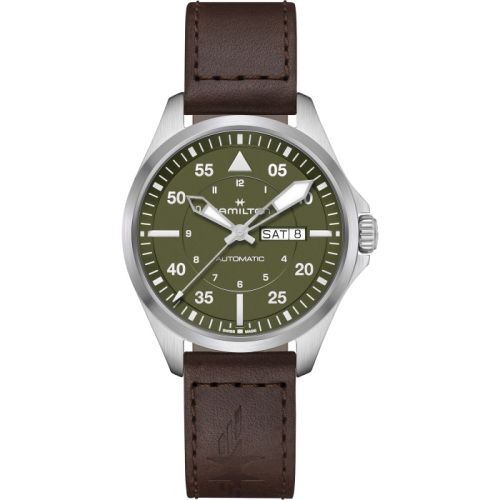 Hamilton Khaki Aviation H64635560 Green 42.00 mm Automatic