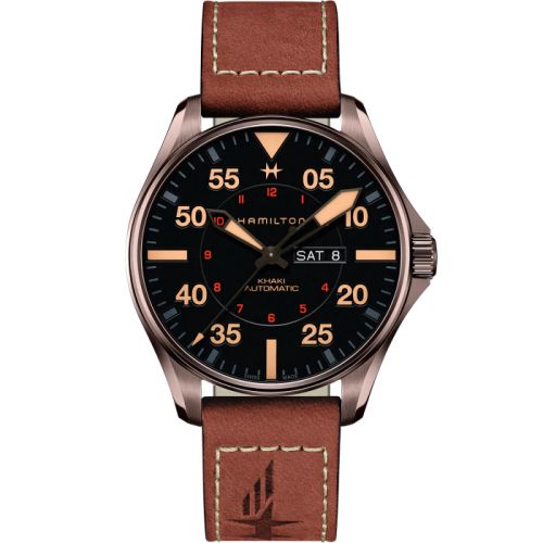 Hamilton Khaki Aviation H64705531 Black 46.00 mm Automatic